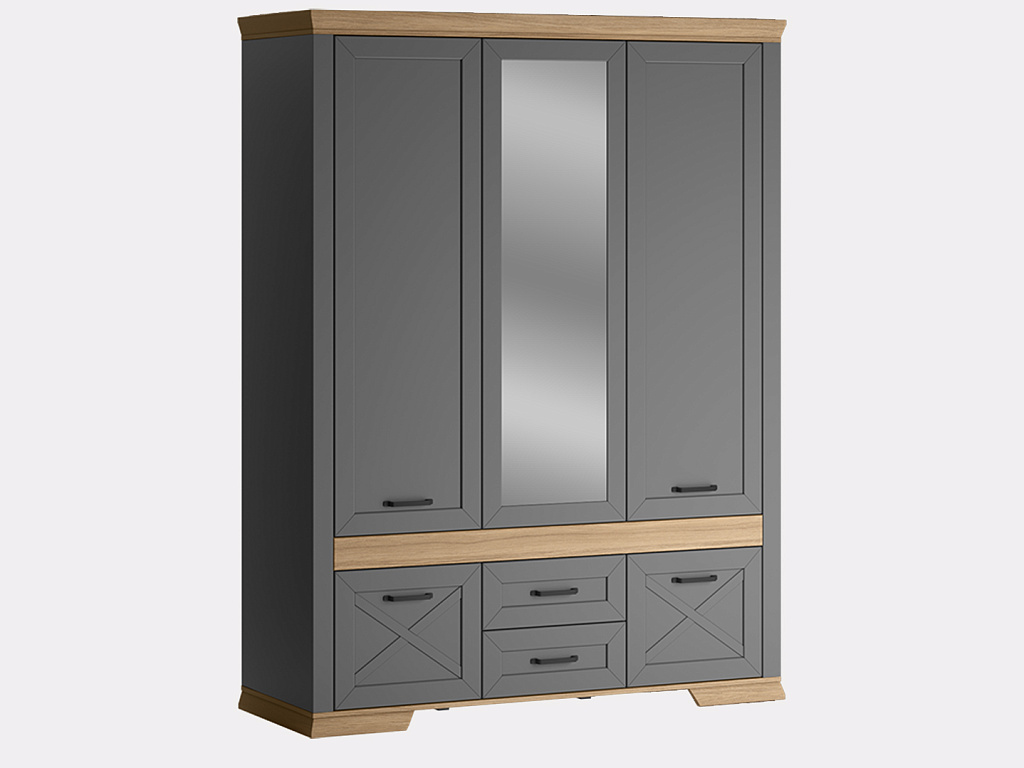 Шкаф  Marselle Дымчатый алмаз SZF5D2S