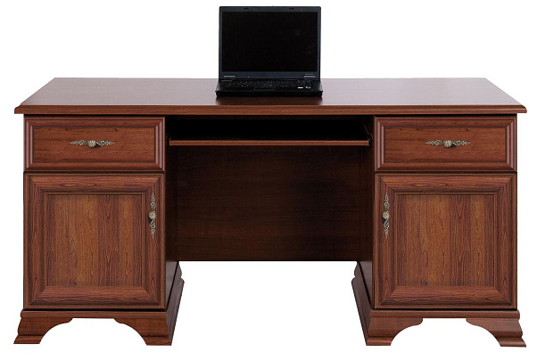 Стол письменный  Kentaki Каштан BIU2D2S